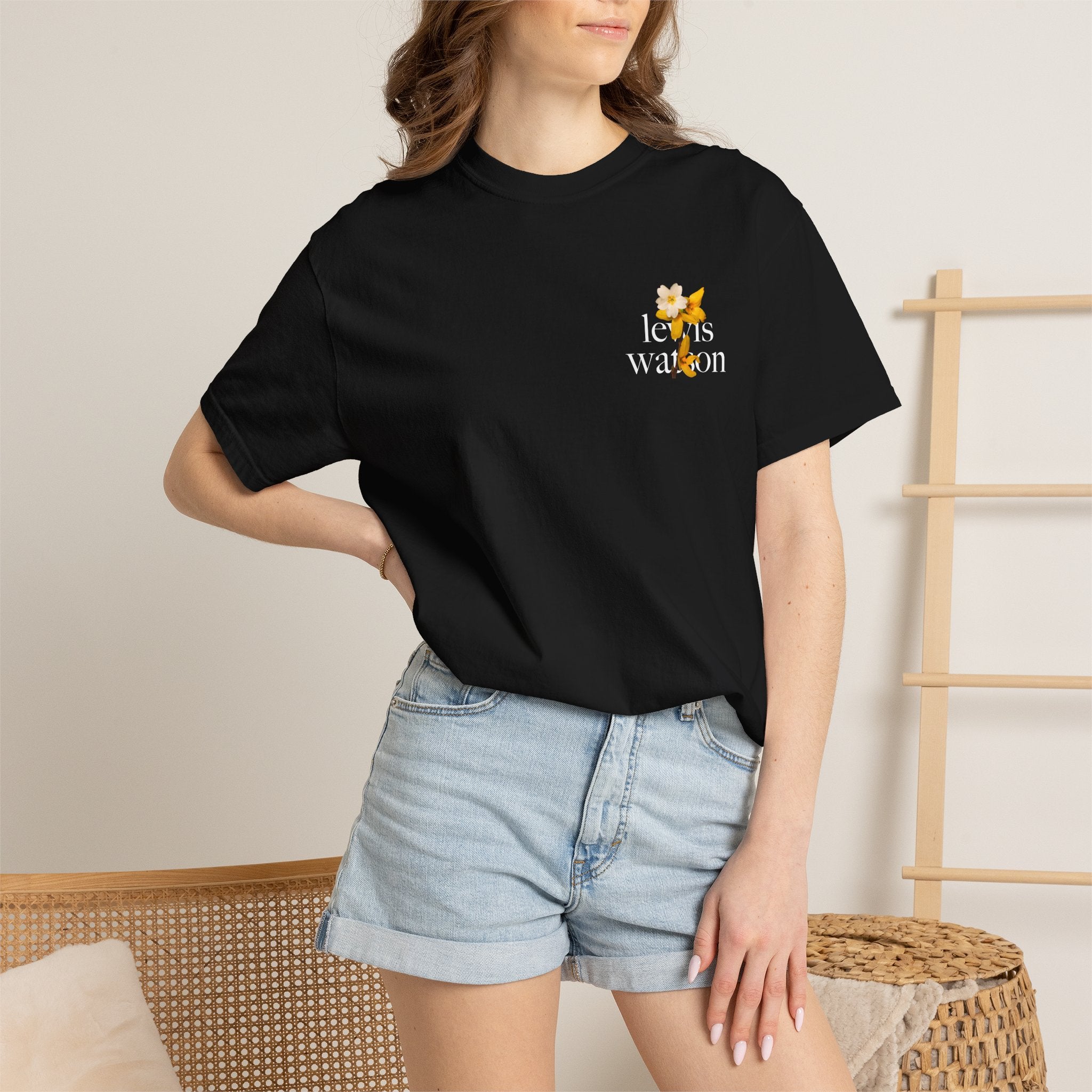 lewis watson flower tee